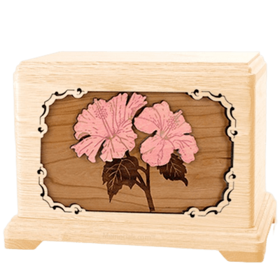 Hibiscus Maple Hampton Cremation Urn