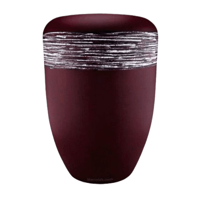 Weaved Silver Biodegradable Urn