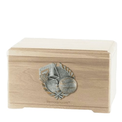 Hoops Fan Maple Cremation Urn