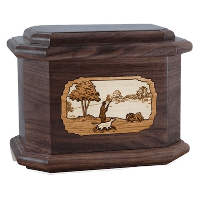 Hunter Walnut Octagon Cremation Urn