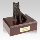 Husky Bronze Large Dog Urn