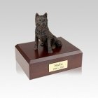 Husky Bronze Small Dog Urn