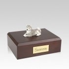 Husky Gray Laying Medium Dog Urn