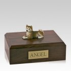 Husky Red Laying Large Dog Urn