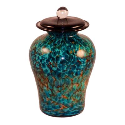 Hydroid Glass Pet Cremation Urn