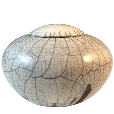 Basin Raku Cremation Urn