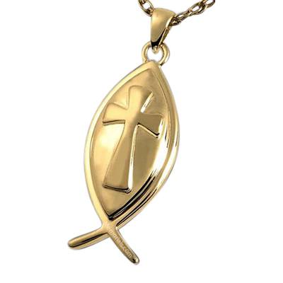 Ichthys Fish Cremation Pendant III