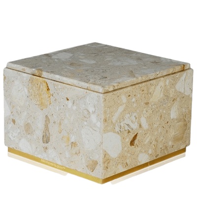 Immensita Perlato Marble Cremation Urn