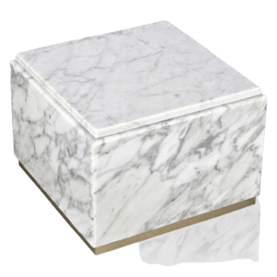 Immensita Bianco Marble Urn