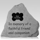 In Memory Pet Memorial Stone