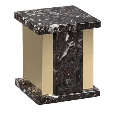 Infinita Rosso Levanto Marble Urn