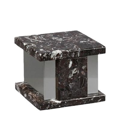 Infinita Silver Rosso Levanto Marble Medium Urn