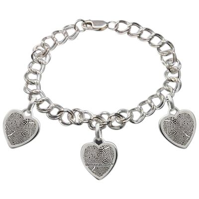 Infinity Heart Print Bracelet