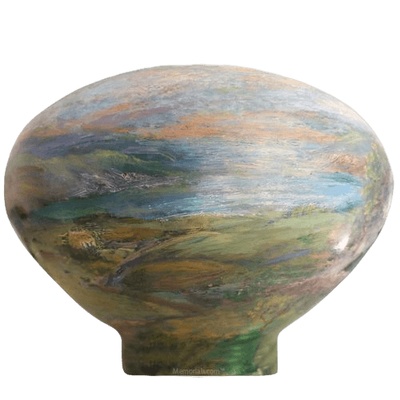 Ireland Wood Cremation Urn