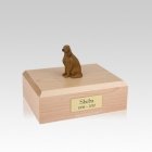 Irish Setter Sitting Small Dog Urn