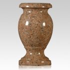 Island Red Granite Vase