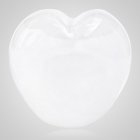 Ivory White Cremation Ash Glass Heart