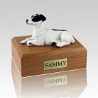 Jack Russell Terrier Black Laying Dog Urns