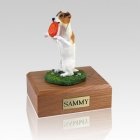 Jack Russell Terrier Playing Large Dog Urn