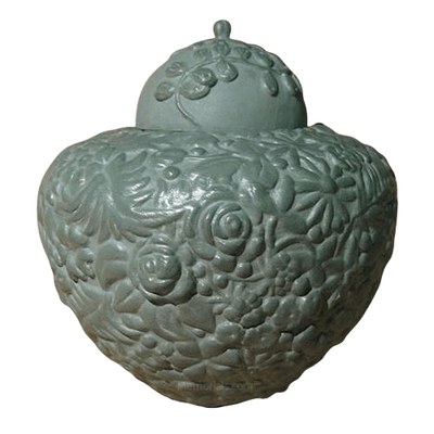 Jade Ceramic Cremation Urn