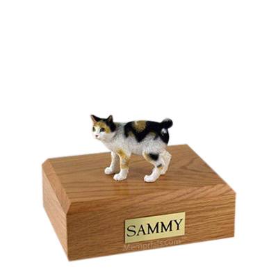 Japanese Bobtail Tort Small Cat Cremation Urn