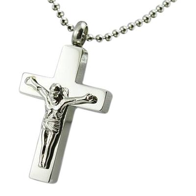 Jesus On The Cross Cremation Jewelry