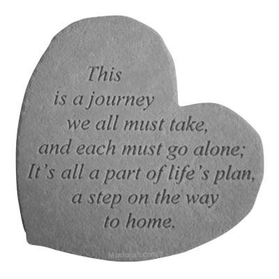 Journey Home Heart Stone