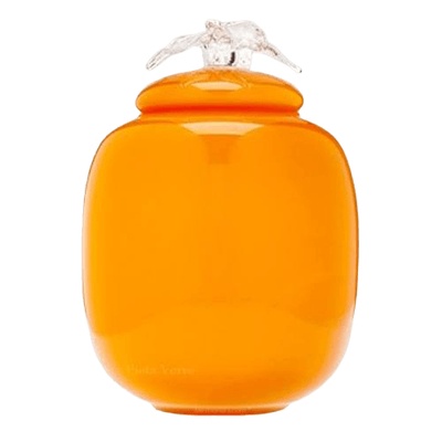 Joyful Glass Cremation Urn
