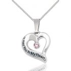 June White Gold Heart Keepsake