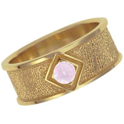 June Birthstone 14k Yellow Gold Ring Print Keepsake