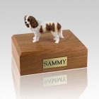 King Charles Spaniel Brown & White Large Dog Urn