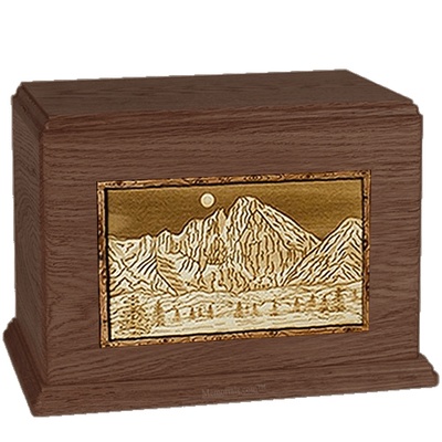 Longs Peak  Walnut Companion Urn