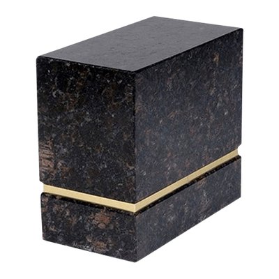 La Nostra Tan Brown Granite Companion Urn