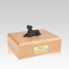 Labrador Black Laying Medium Dog Urn