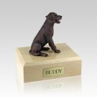 Labrador Chocolate Sitting Large Dog Urn