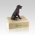 Labrador Chocolate Sitting Medium Dog Urn