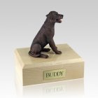 Labrador Chocolate Sitting Dog Urns