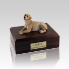 Labrador Golden Laying Medium Dog Urn