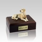 Labrador Yellow Laying Medium Dog Urn