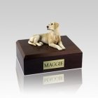 Labrador Yellow Laying Small Dog Urn