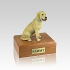 Labrador Yellow Playing Small Dog Urn