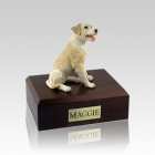 Labrador Yellow Sitting Medium Dog Urn