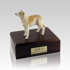 Labrador Yellow Standing Medium Dog Urn