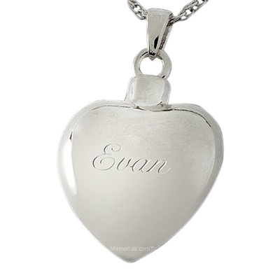 Lace Heart Cremation Pendant