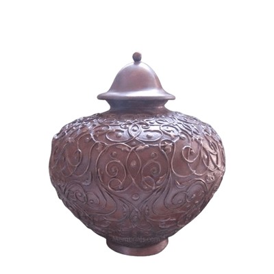 Lacework Bronze Medium Cremation Urn