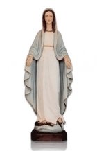 Lady of Lourdes Open Arms Medium Fiberglass Statues