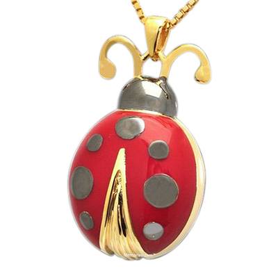 Ladybug Cremation Pendant II