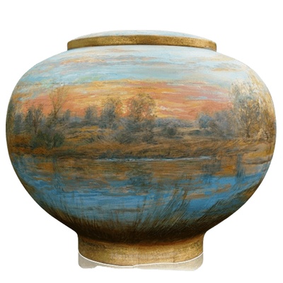 Landscape Cremation Urn