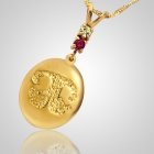 Pet Nose Print 14k Yellow Gold Keepsake