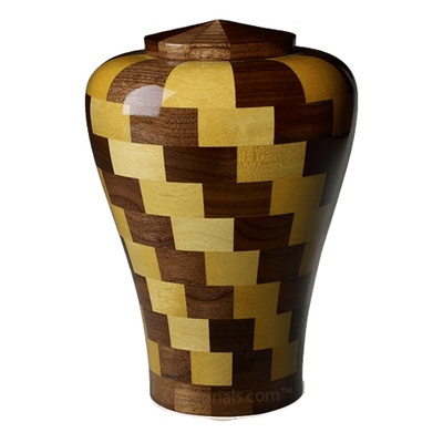 Latida Large Wood Urn